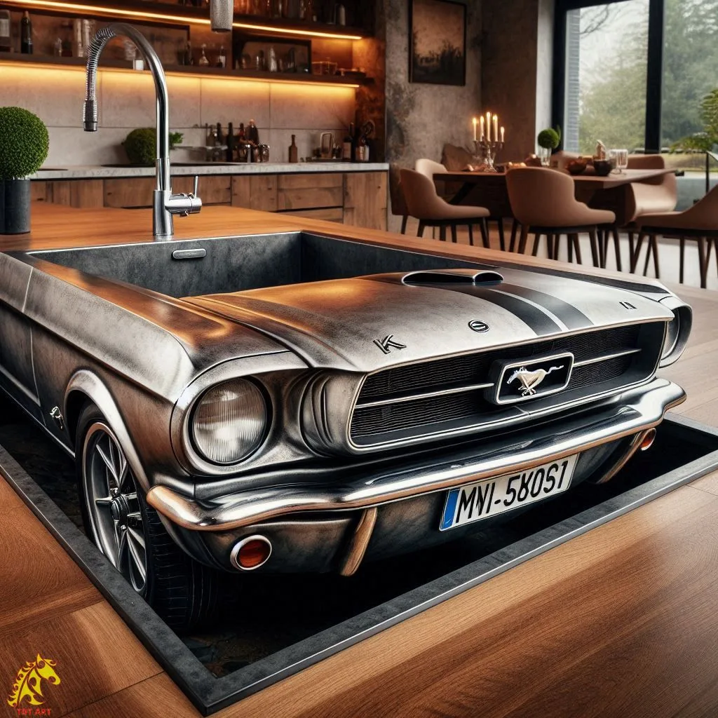 Embrace the Art of Functional Design: Mustang Shaped Sink