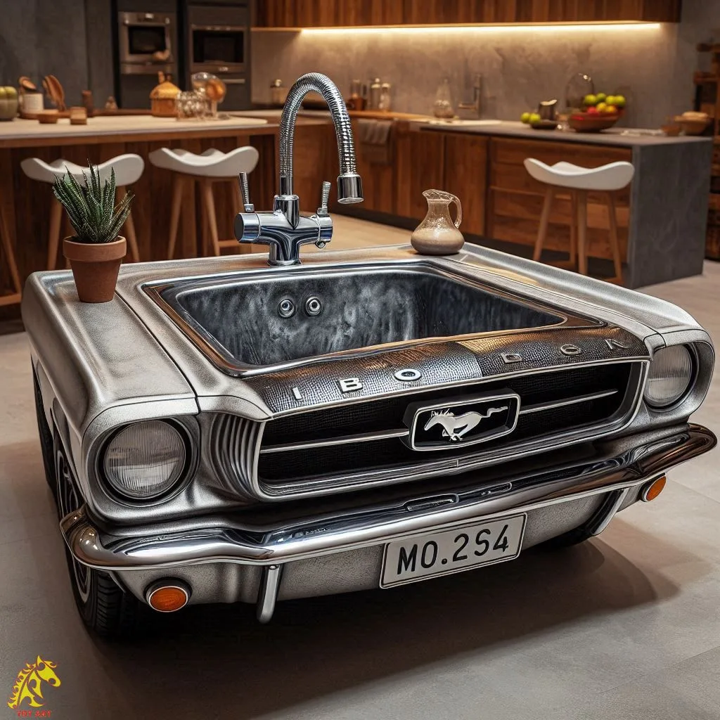 Embrace the Art of Functional Design: Mustang Shaped Sink