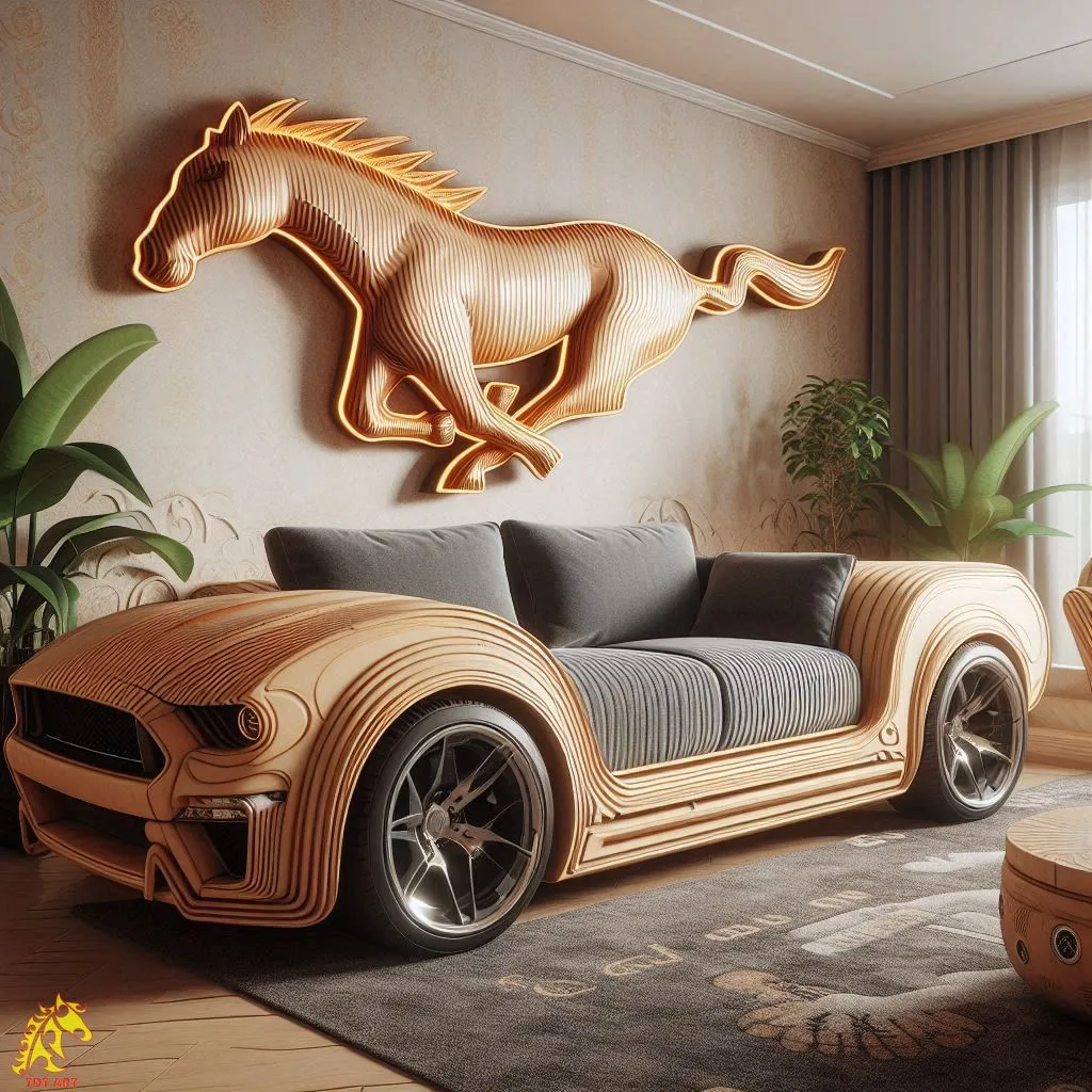 Mustang Shaped Sofa Design: The Ultimate Fusion of Comfort and Creativity