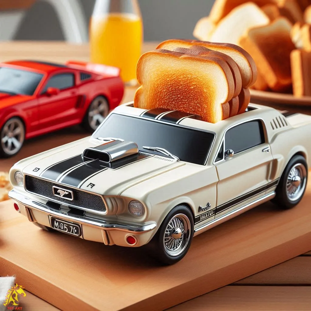 The Rise of the Mustang-Shaped Toaster Design: A Blend of Functionality and Automotive Elegance