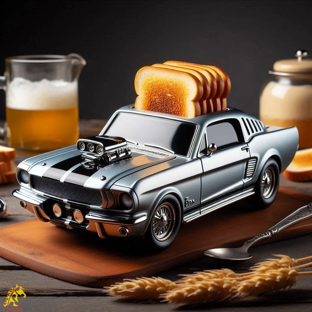 The Rise of the Mustang-Shaped Toaster Design: A Blend of Functionality and Automotive Elegance