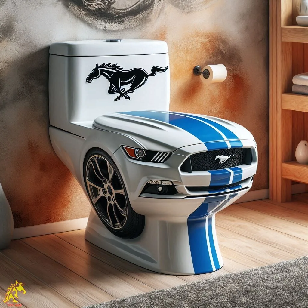 Revolutionizing Bathroom Aesthetics: The Mustang-Shaped Toilet Design