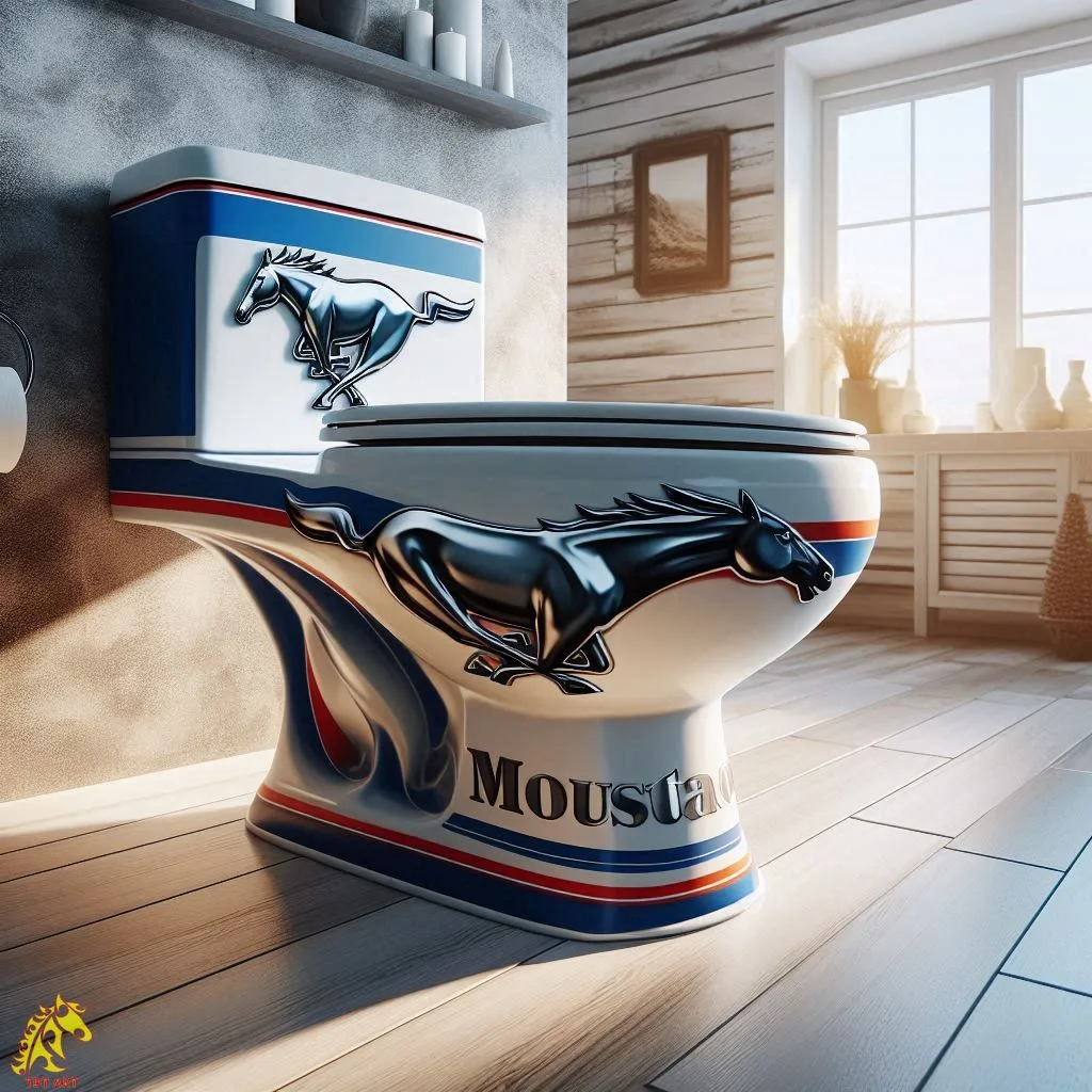 Revolutionizing Bathroom Aesthetics: The Mustang-Shaped Toilet Design