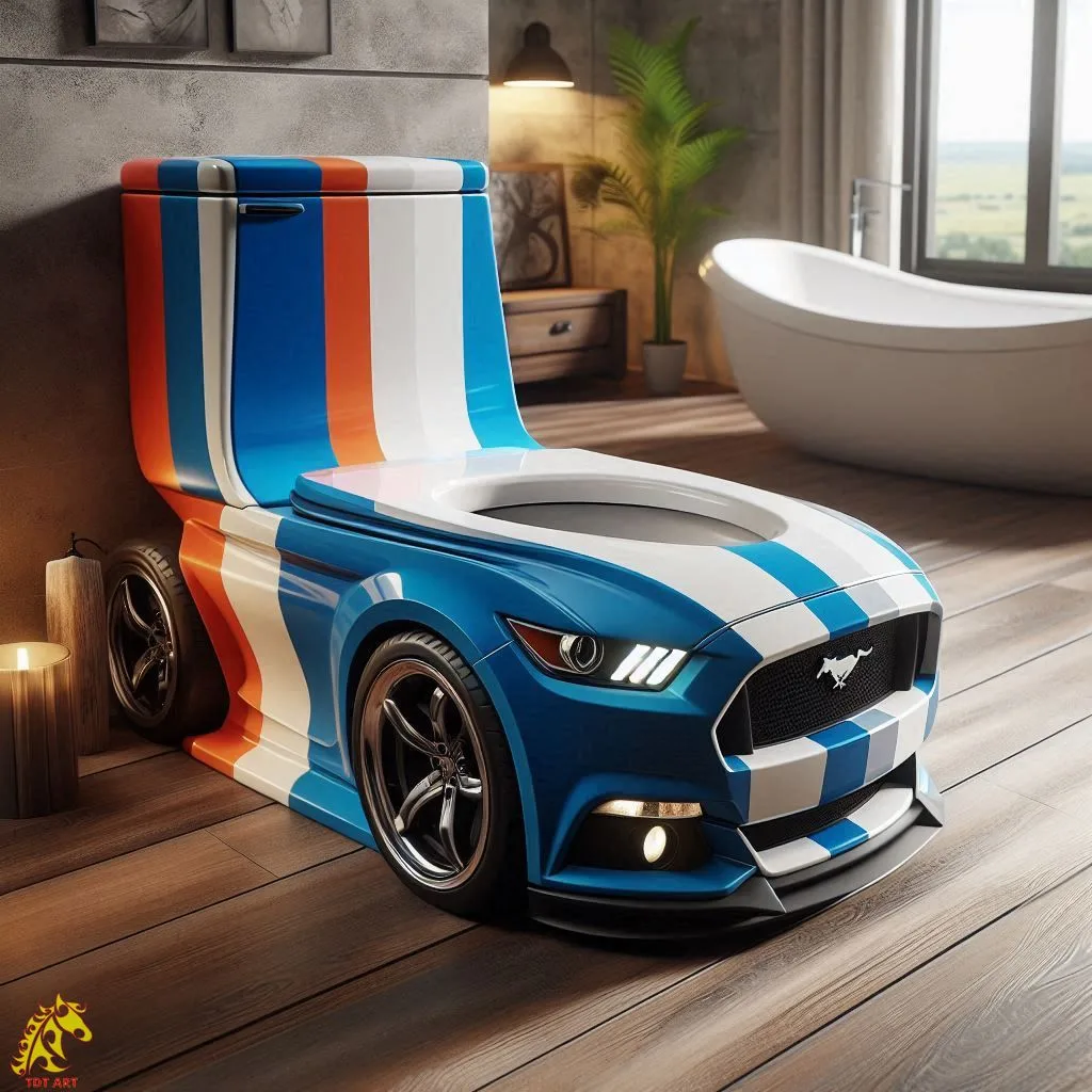 Revolutionizing Bathroom Aesthetics: The Mustang-Shaped Toilet Design