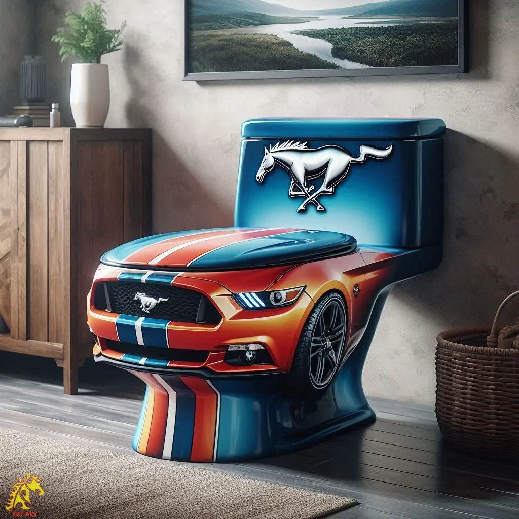 Revolutionizing Bathroom Aesthetics: The Mustang-Shaped Toilet Design