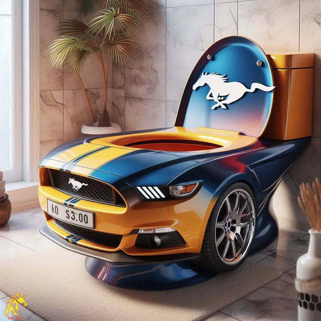 Revolutionizing Bathroom Aesthetics: The Mustang-Shaped Toilet Design