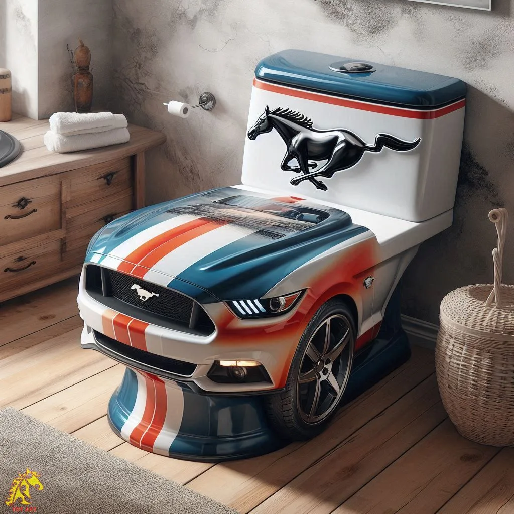 Revolutionizing Bathroom Aesthetics: The Mustang-Shaped Toilet Design