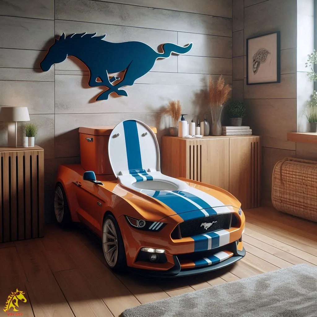 Revolutionizing Bathroom Aesthetics: The Mustang-Shaped Toilet Design