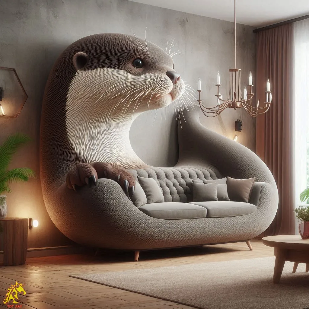 Otter Shaped Sofa Design: The Playful, Unique Twist to Modern Living Spaces