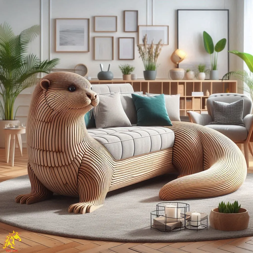 Otter Shaped Sofa Design: The Playful, Unique Twist to Modern Living Spaces