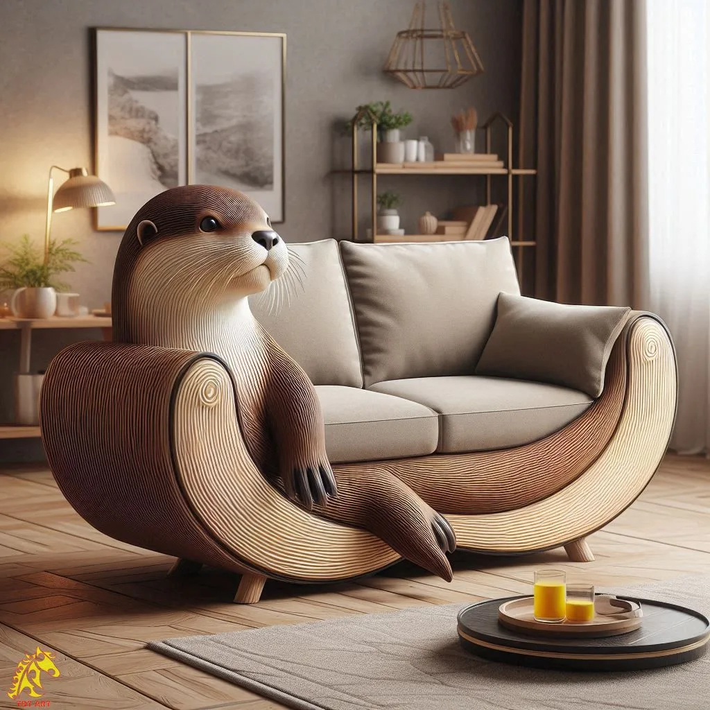 Otter Shaped Sofa Design: The Playful, Unique Twist to Modern Living Spaces