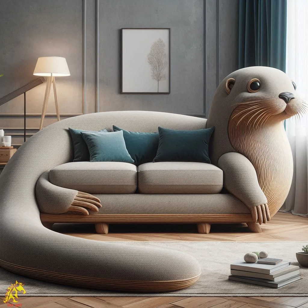 Otter Shaped Sofa Design: The Playful, Unique Twist to Modern Living Spaces