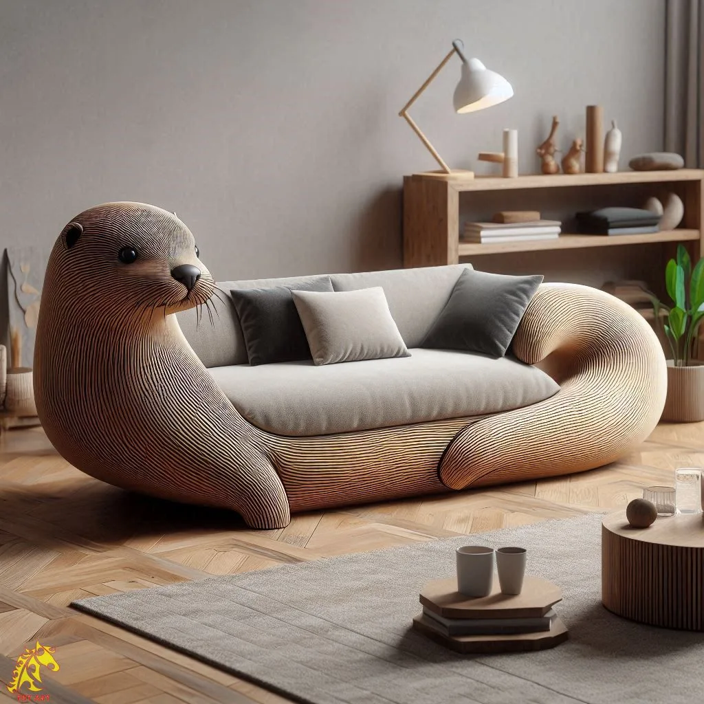 Otter Shaped Sofa Design: The Playful, Unique Twist to Modern Living Spaces