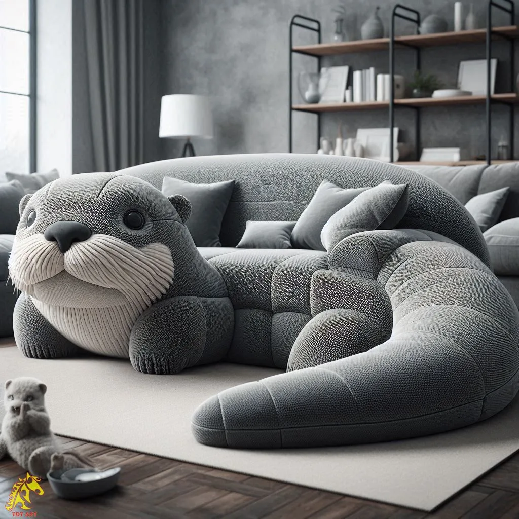 Otter Shaped Sofa Design: The Playful, Unique Twist to Modern Living Spaces