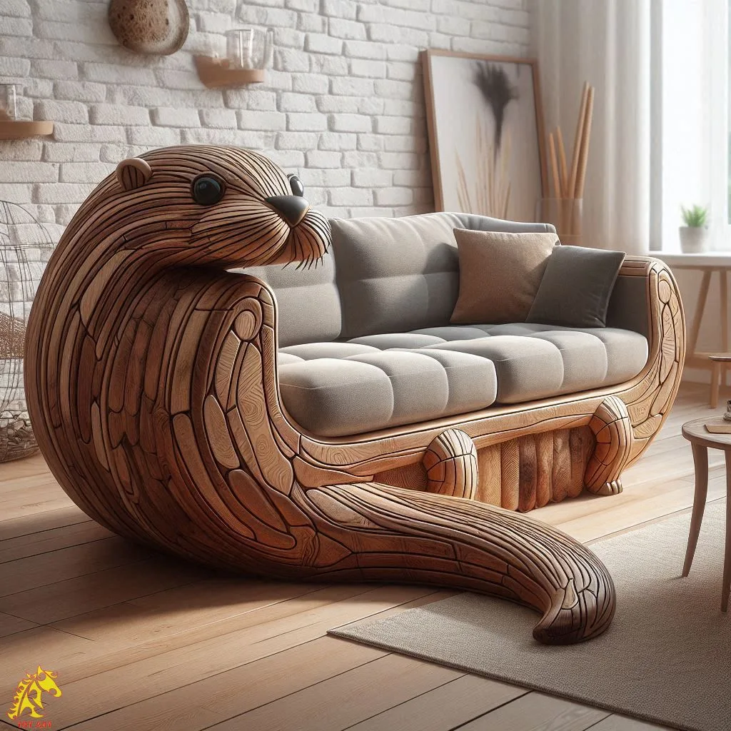 Otter Shaped Sofa Design: The Playful, Unique Twist to Modern Living Spaces