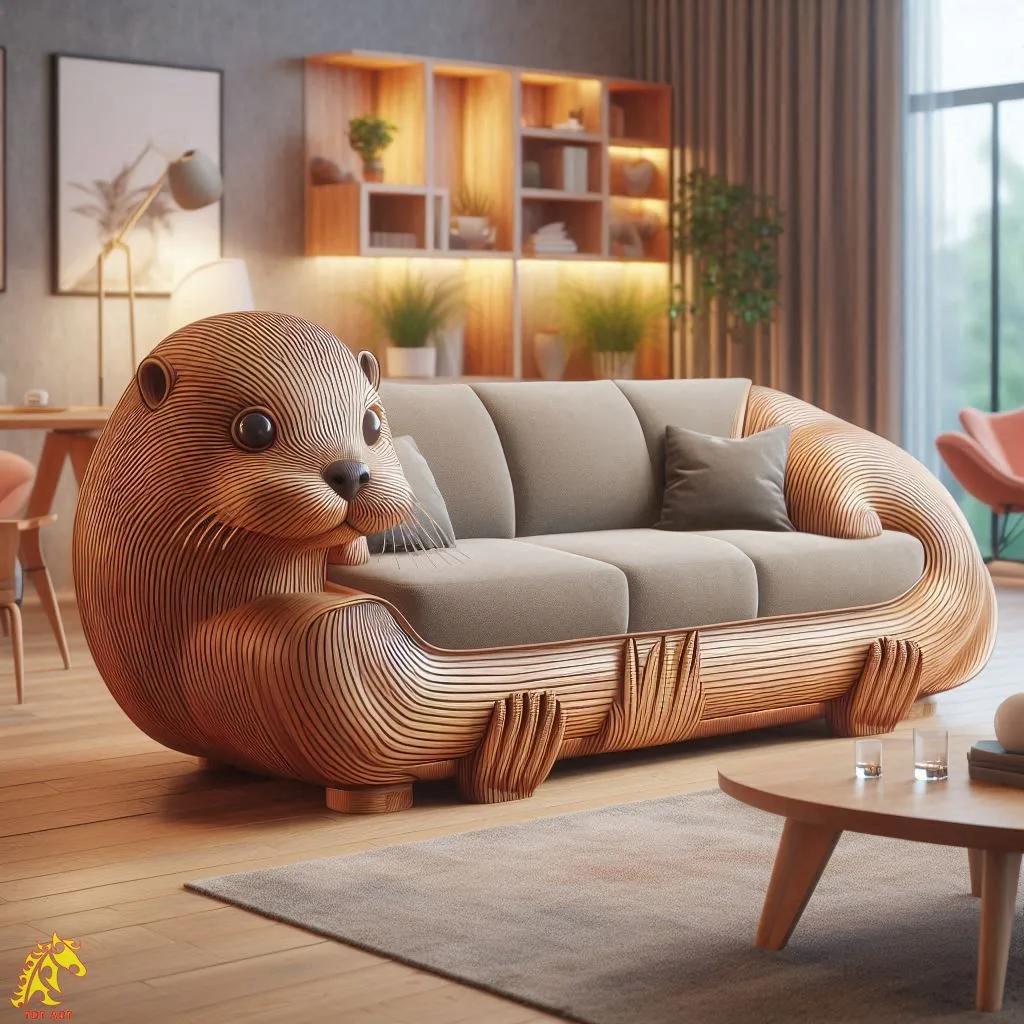 Otter Shaped Sofa Design: The Playful, Unique Twist to Modern Living Spaces