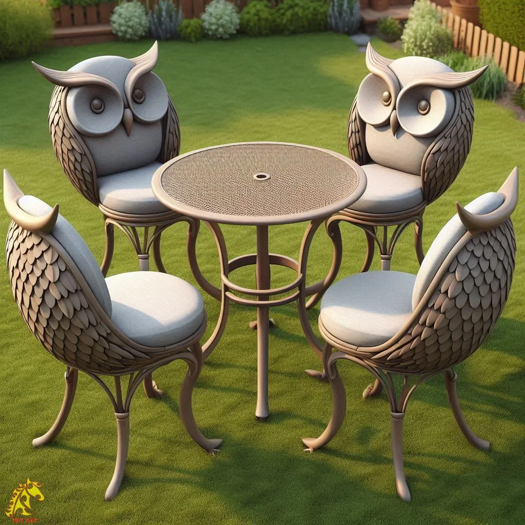 Owl Patio Set Design: Elevating Outdoor Spaces with Elegance and Whimsy