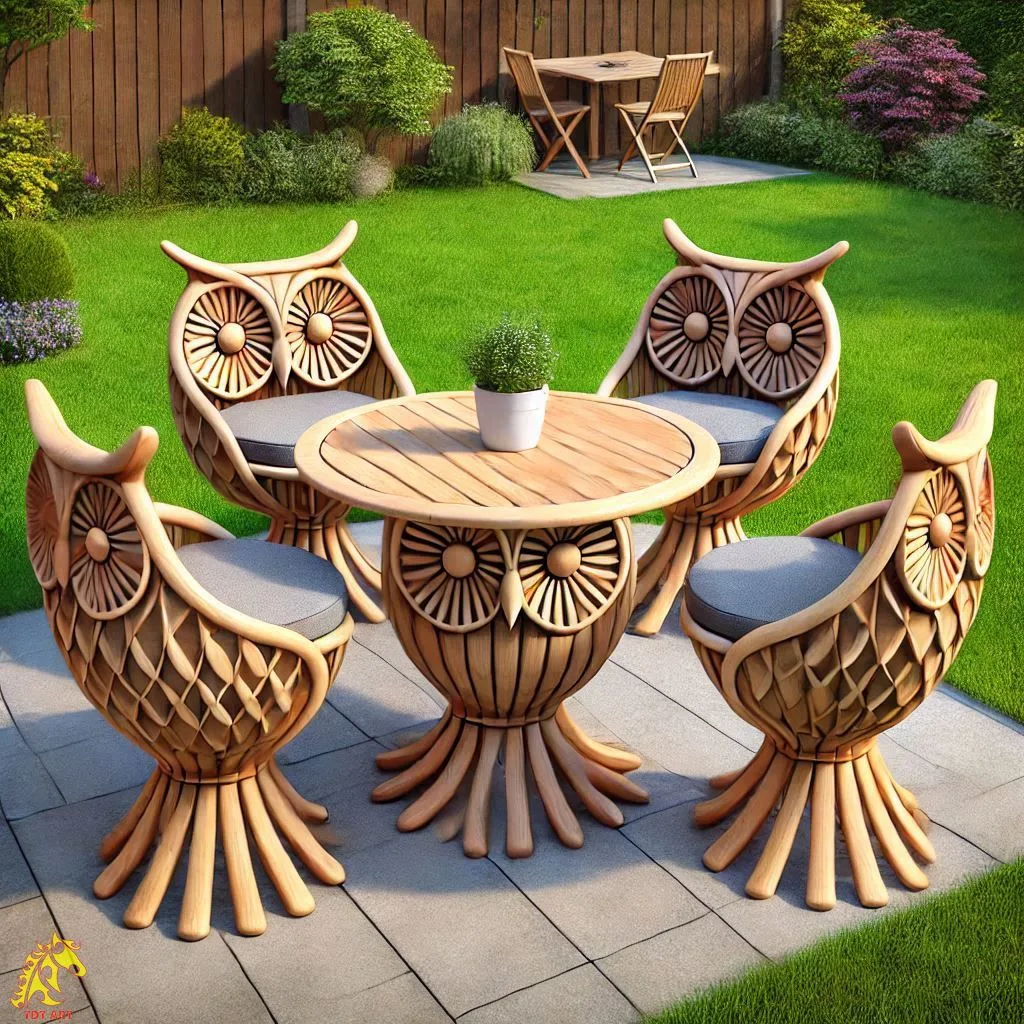 Owl Patio Set Design: Elevating Outdoor Spaces with Elegance and Whimsy