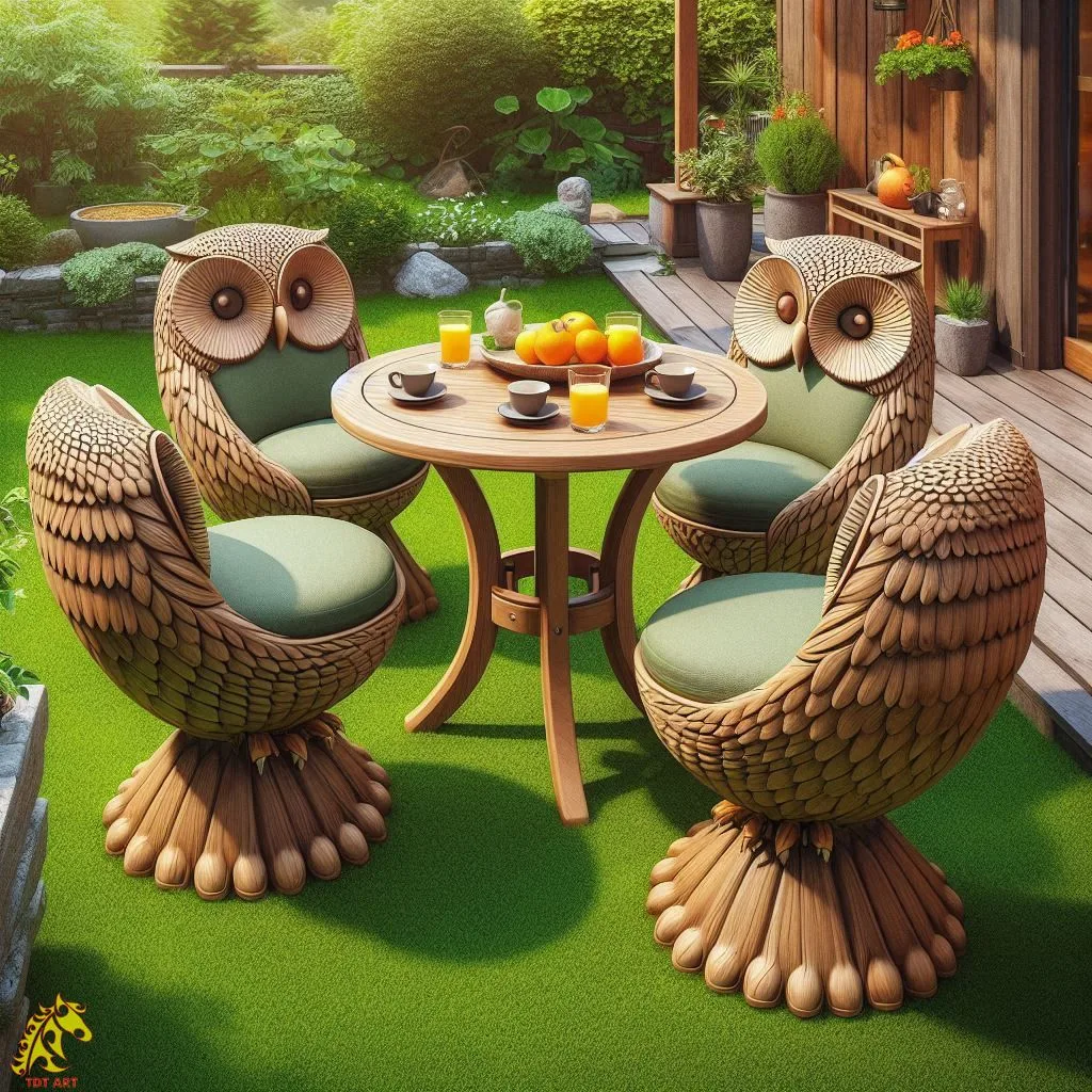 Owl Patio Set Design: Elevating Outdoor Spaces with Elegance and Whimsy