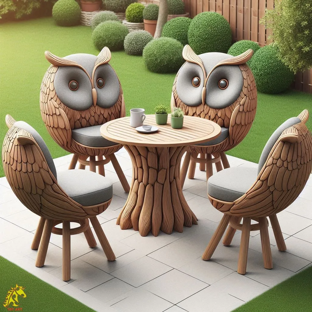 Owl Patio Set Design: Elevating Outdoor Spaces with Elegance and Whimsy