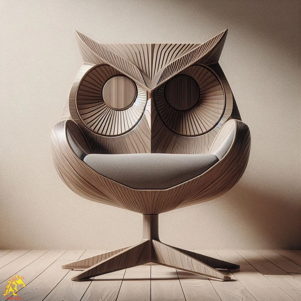 Owl Shaped Home Office Chair Design: A Blend of Functionality and Whimsy