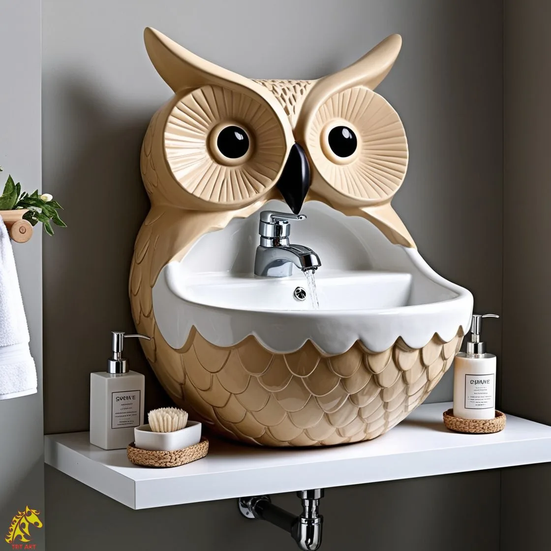 Owl Shaped Sink Design: A Unique Blend of Functionality and Aesthetic Appeal