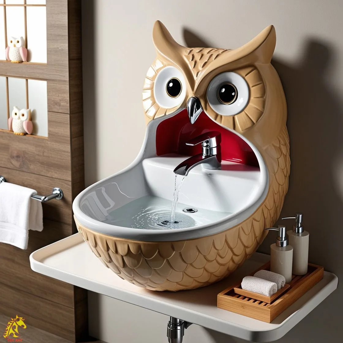 Owl Shaped Sink Design: A Unique Blend of Functionality and Aesthetic Appeal