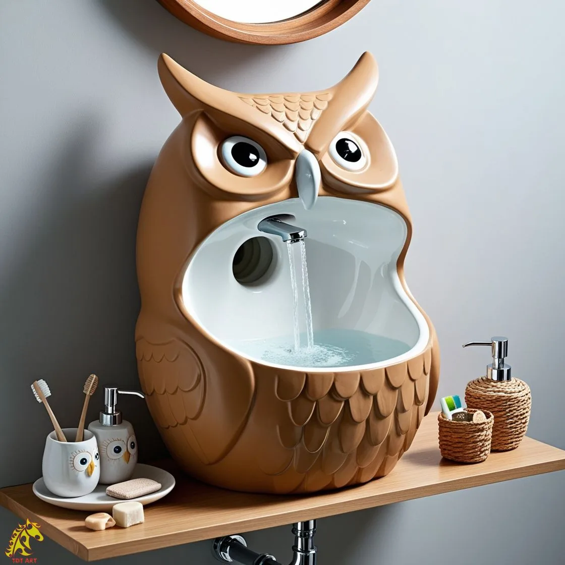 Owl Shaped Sink Design: A Unique Blend of Functionality and Aesthetic Appeal