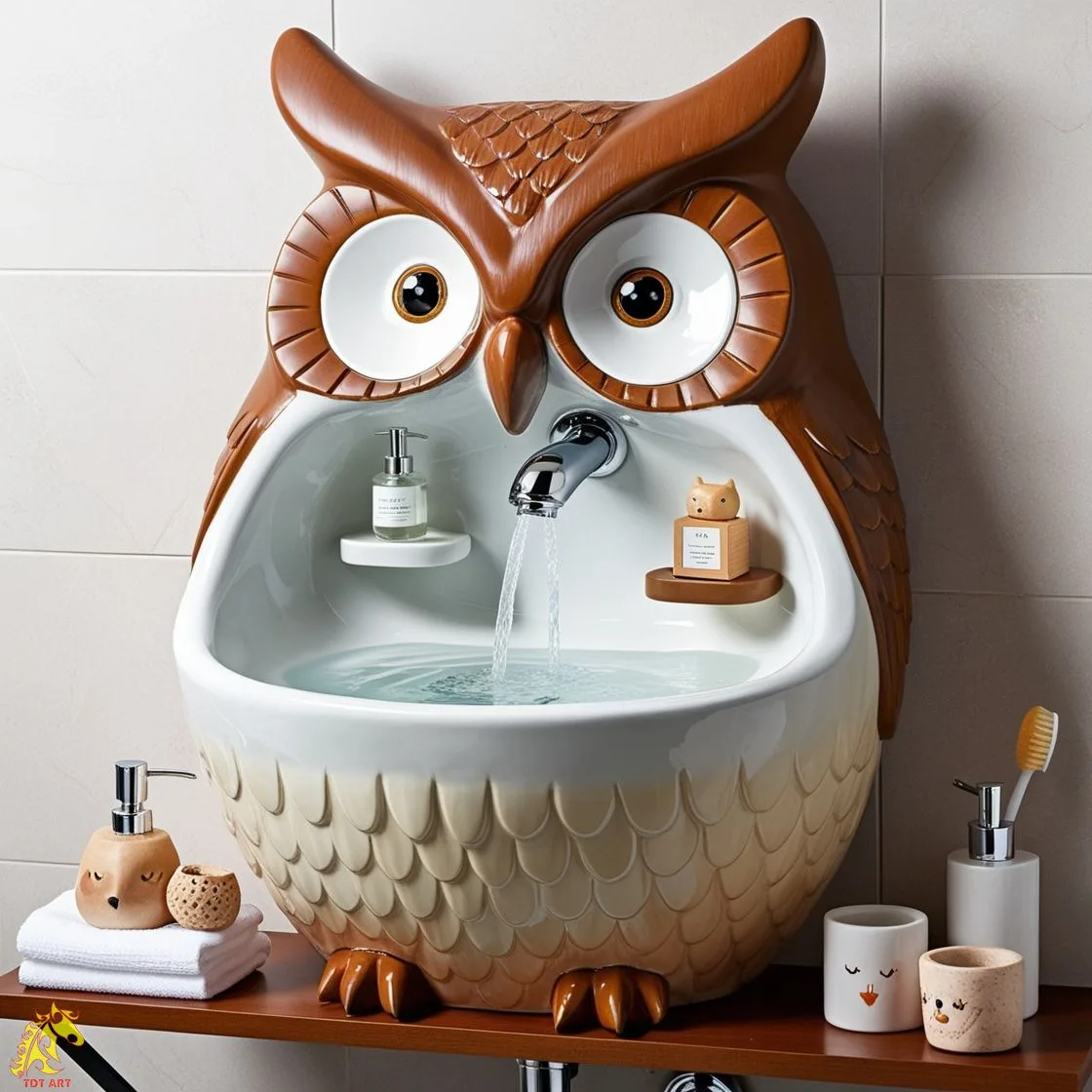 Owl Shaped Sink Design: A Unique Blend of Functionality and Aesthetic Appeal