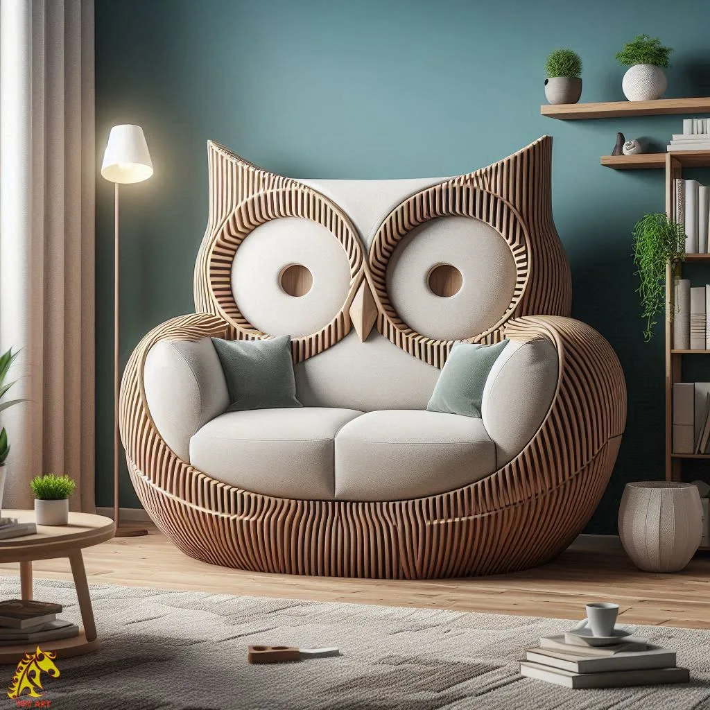 Owl Shaped Sofa Design: A Creative Addition to Your Living Space