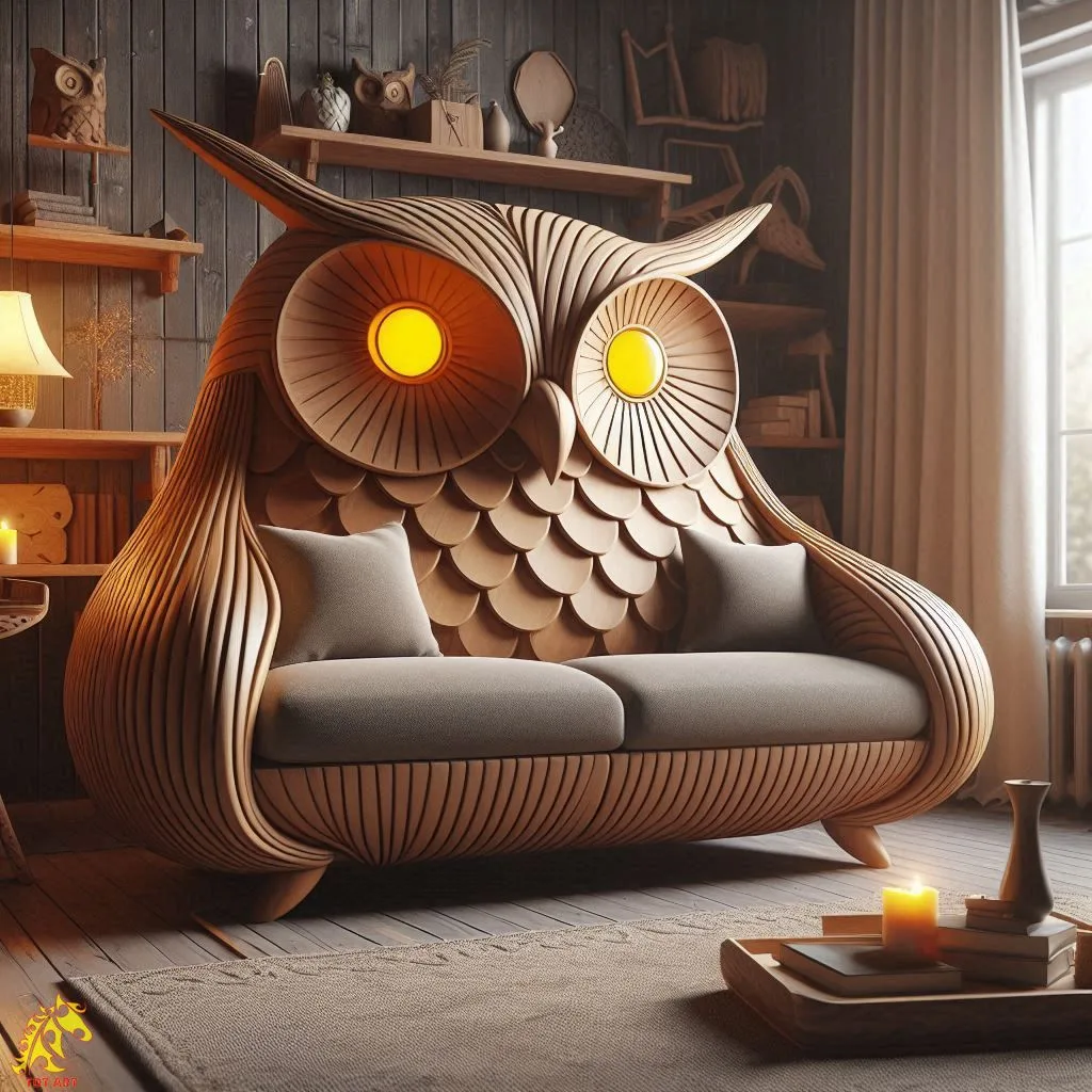 Owl Shaped Sofa Design: A Creative Addition to Your Living Space