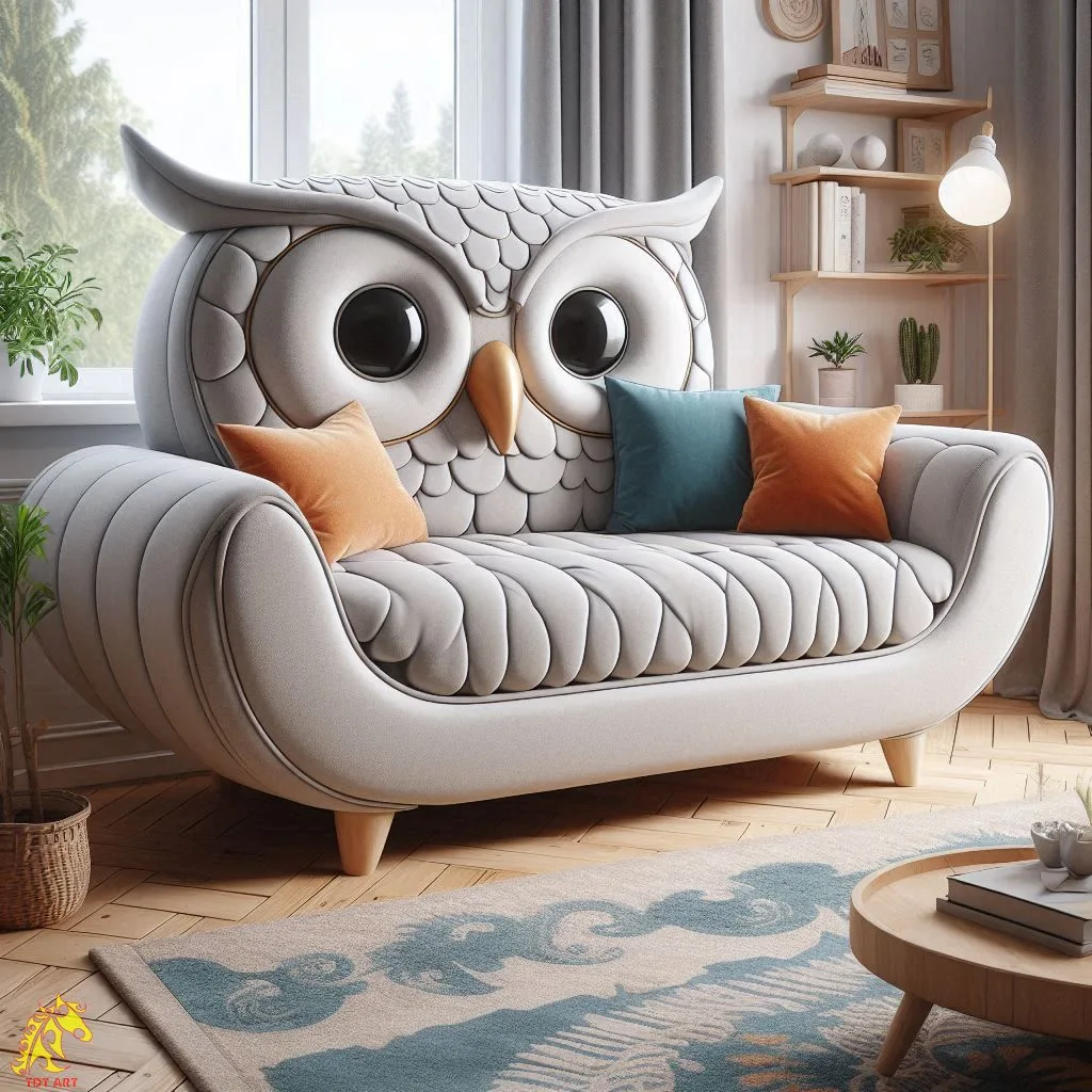 Owl Shaped Sofa Design: A Creative Addition to Your Living Space