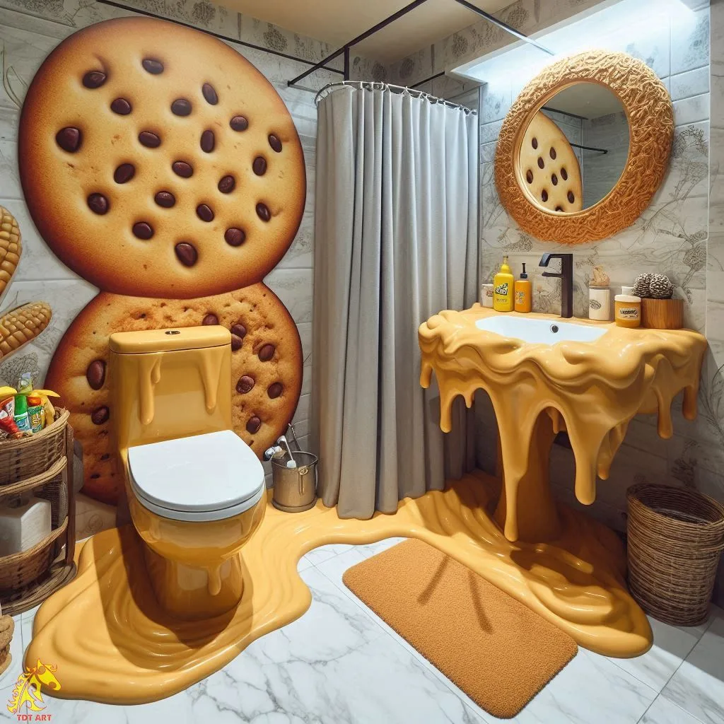 Peanut Butter-Inspired Bathroom: A Whimsical Retreat for Relaxation