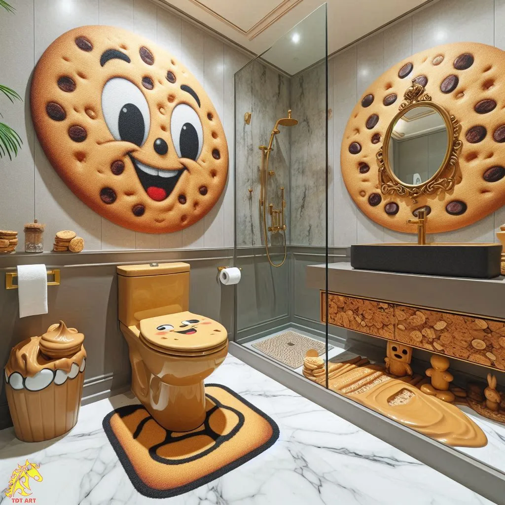 Peanut Butter-Inspired Bathroom: A Whimsical Retreat for Relaxation