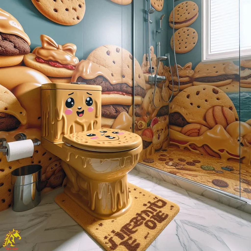 Peanut Butter-Inspired Bathroom: A Whimsical Retreat for Relaxation