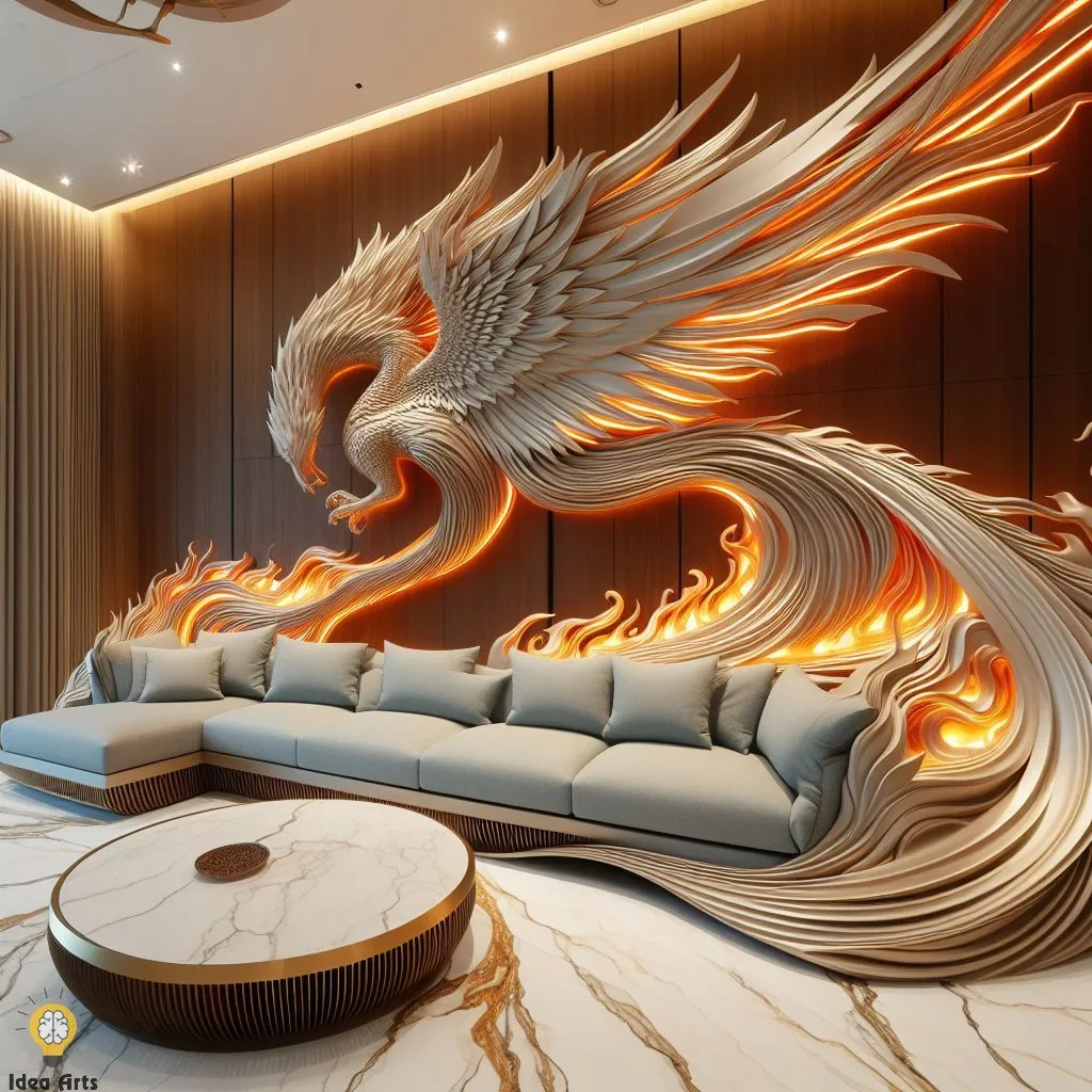 Delving into the Design of Phoenix-Inspired Sofas