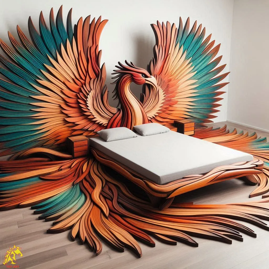 The Phoenix Shaped Bed Design: An Emblem of Grace and Strength