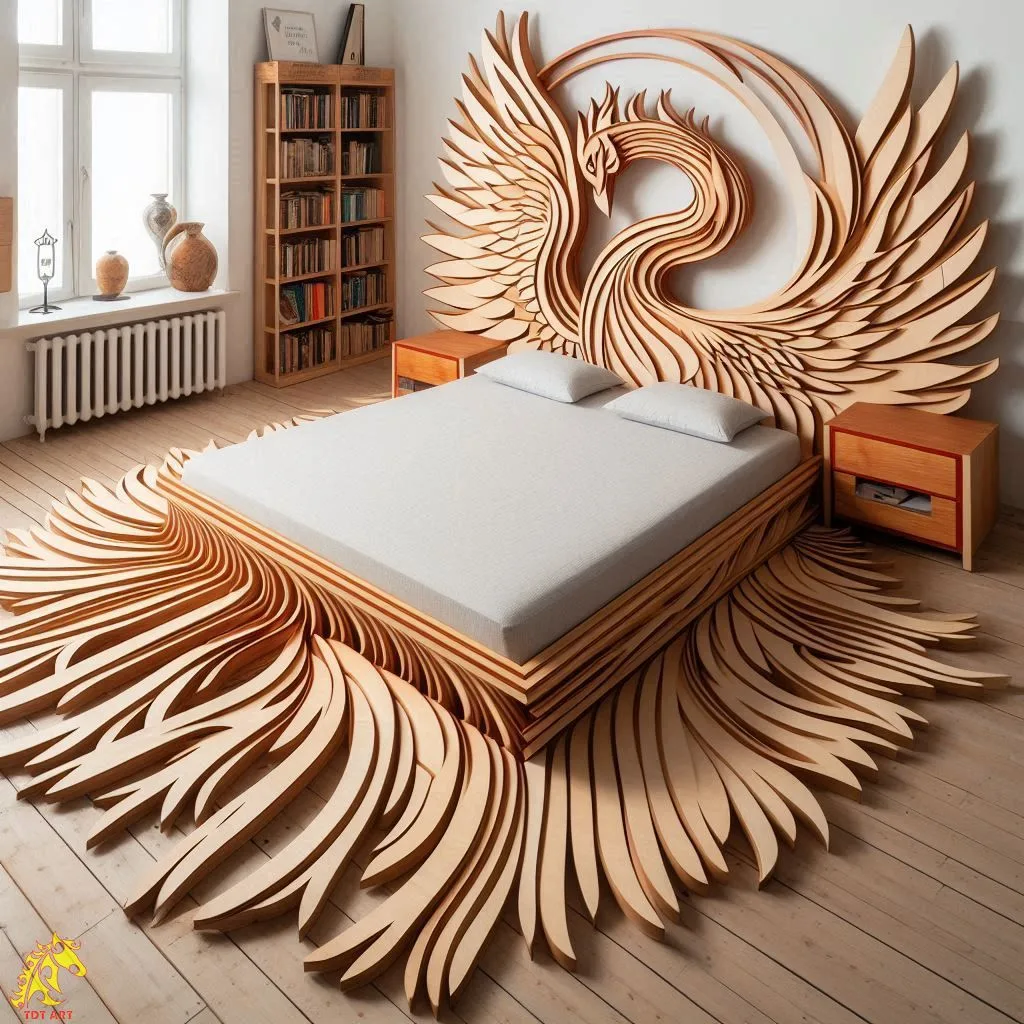 The Phoenix Shaped Bed Design: An Emblem of Grace and Strength