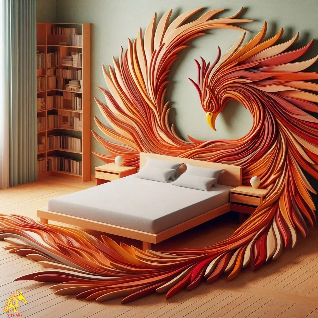 The Phoenix Shaped Bed Design: An Emblem of Grace and Strength