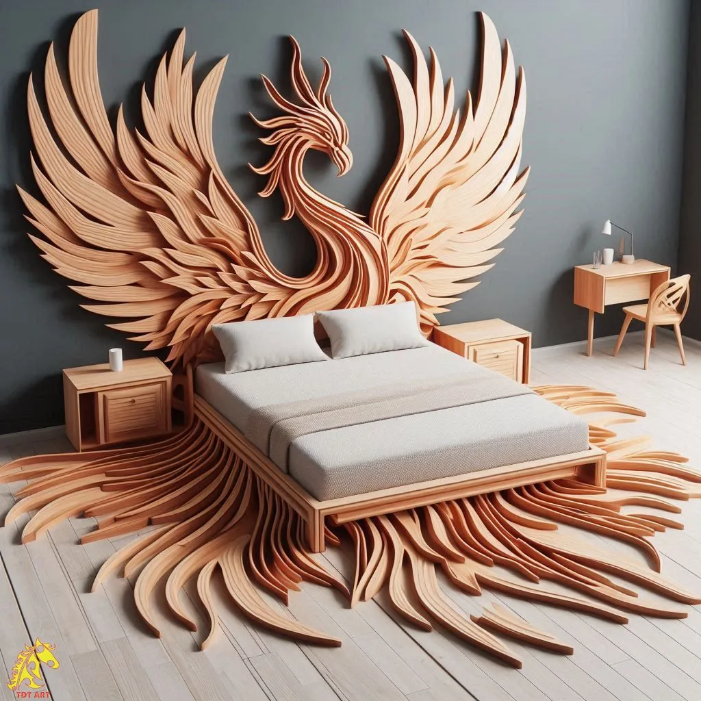 The Phoenix Shaped Bed Design: An Emblem of Grace and Strength