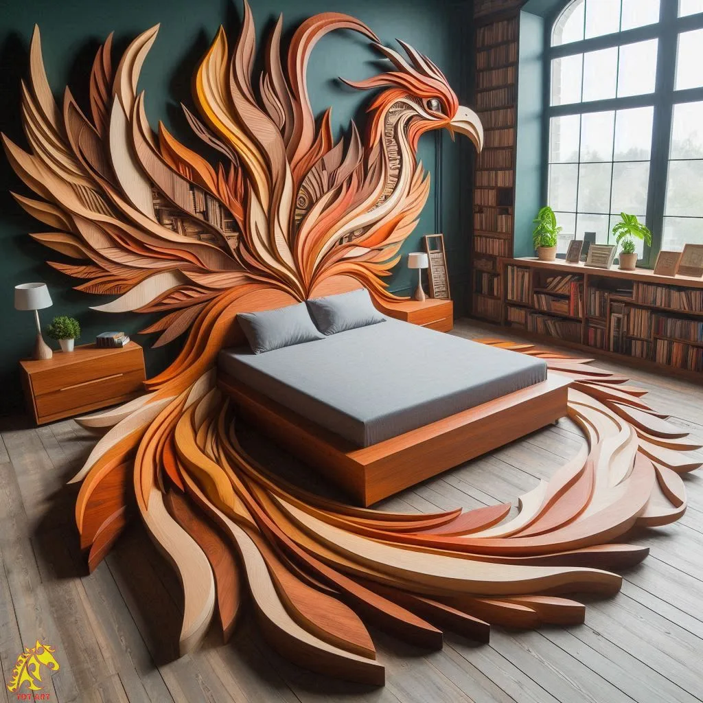 The Phoenix Shaped Bed Design: An Emblem of Grace and Strength