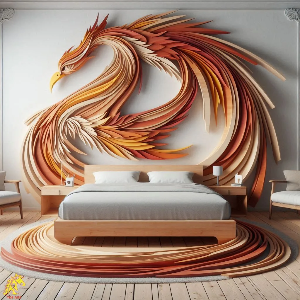 The Phoenix Shaped Bed Design: An Emblem of Grace and Strength