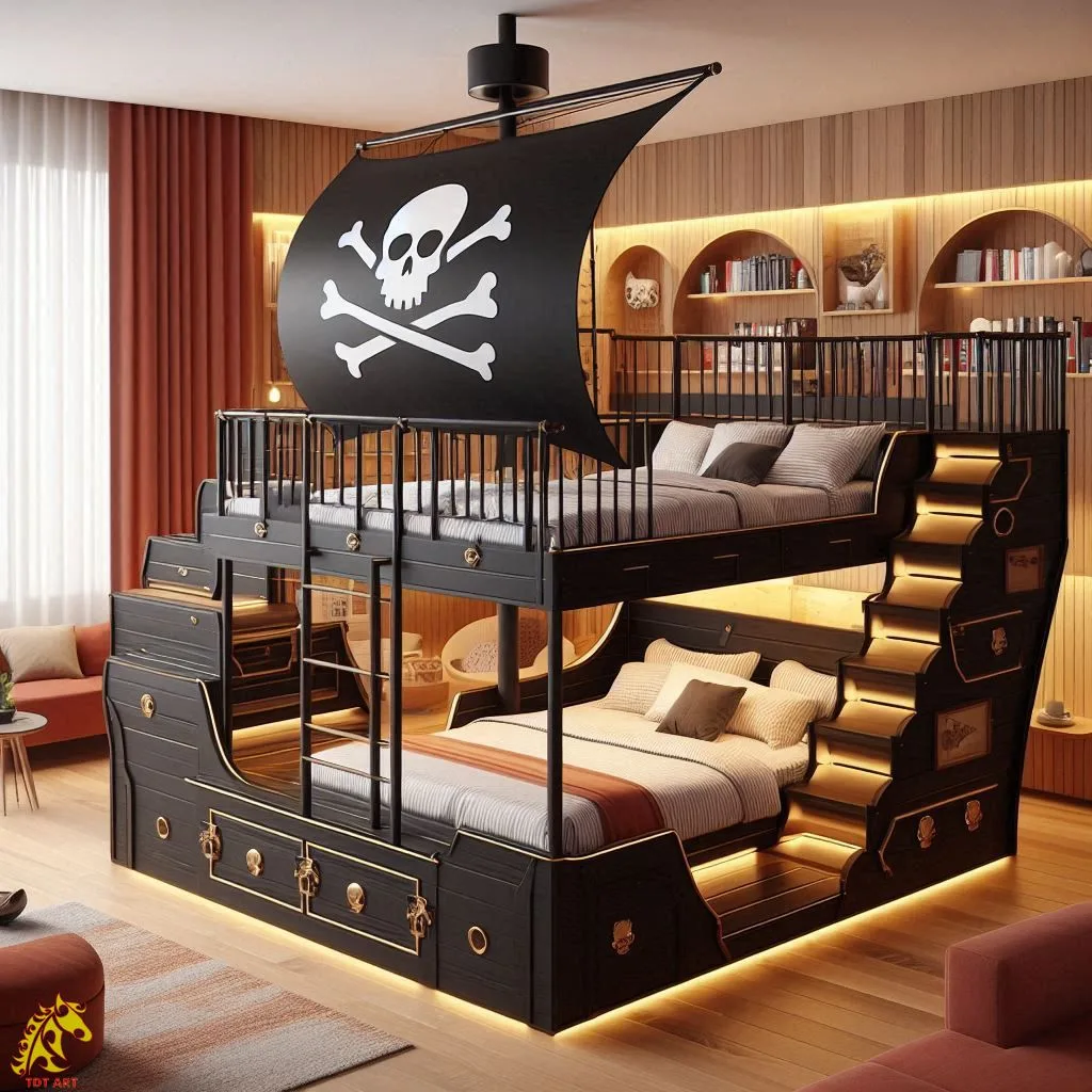 Pirate Ship Bed for Adults – Adventure Awaits!