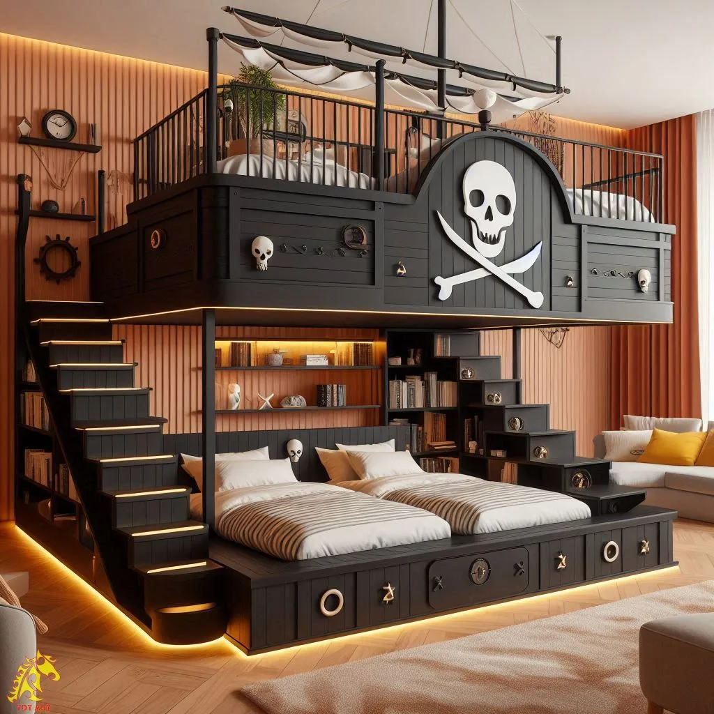 Pirate Ship Bed for Adults – Adventure Awaits!