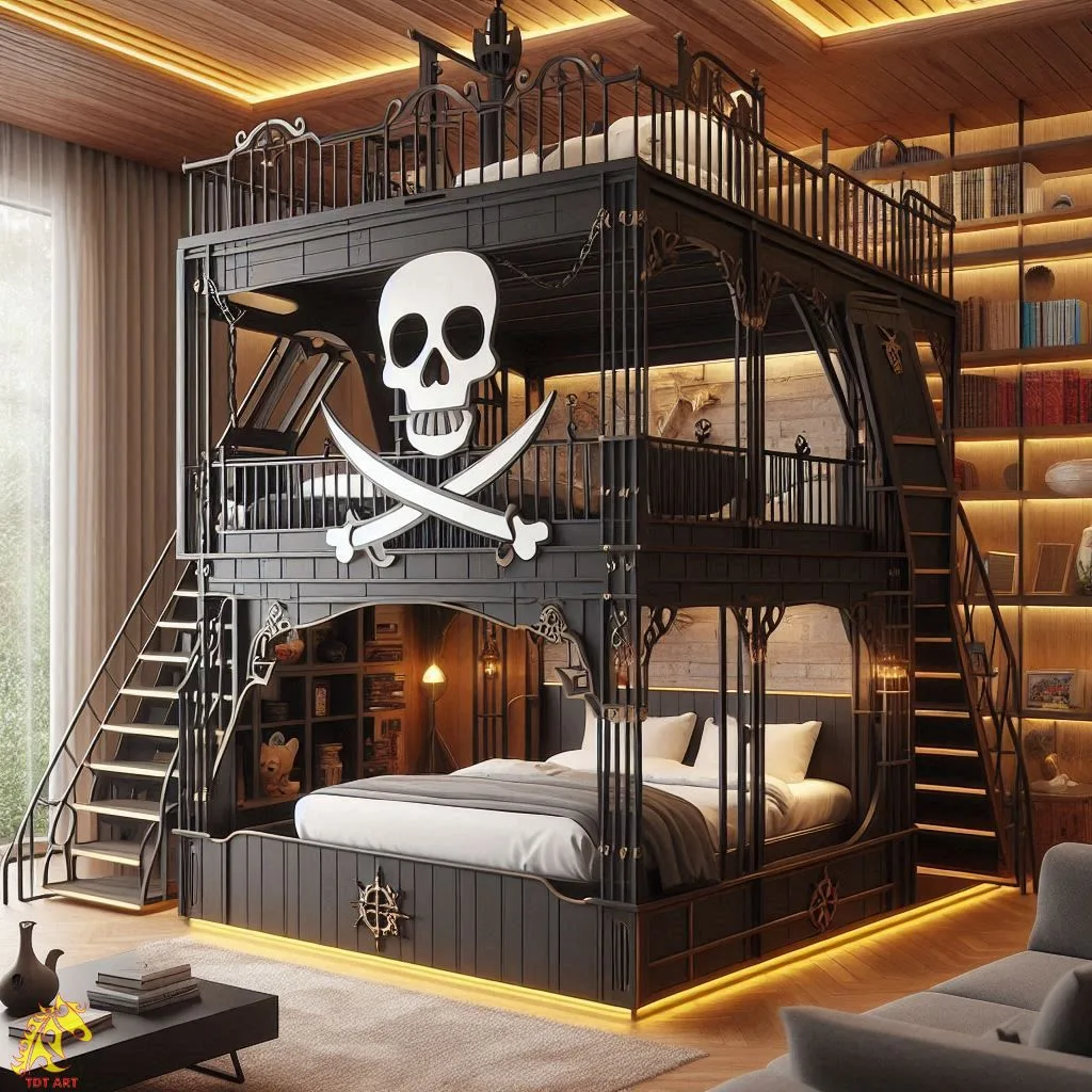 Pirate Ship Bed for Adults – Adventure Awaits!