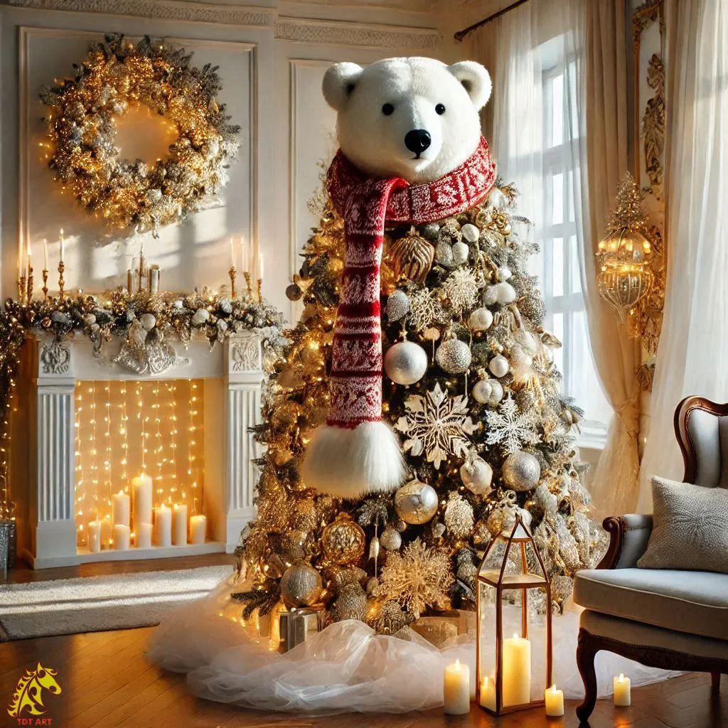 Polar Bear Christmas Tree Design: A Unique and Enchanting Holiday Trend