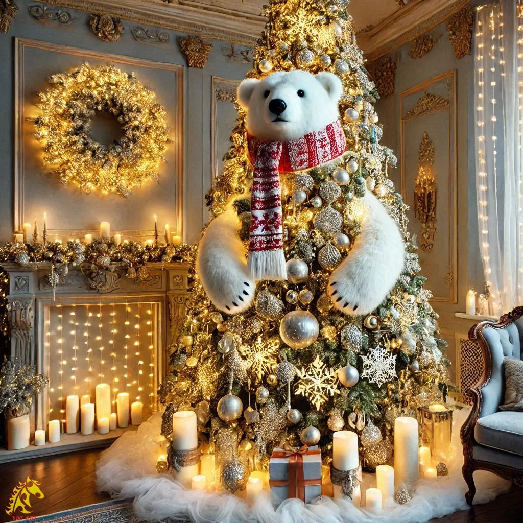 Polar Bear Christmas Tree Design: A Unique and Enchanting Holiday Trend