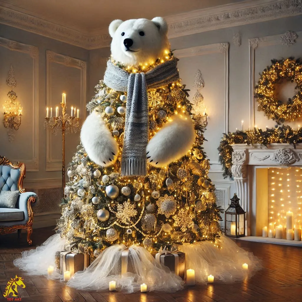 Polar Bear Christmas Tree Design: A Unique and Enchanting Holiday Trend