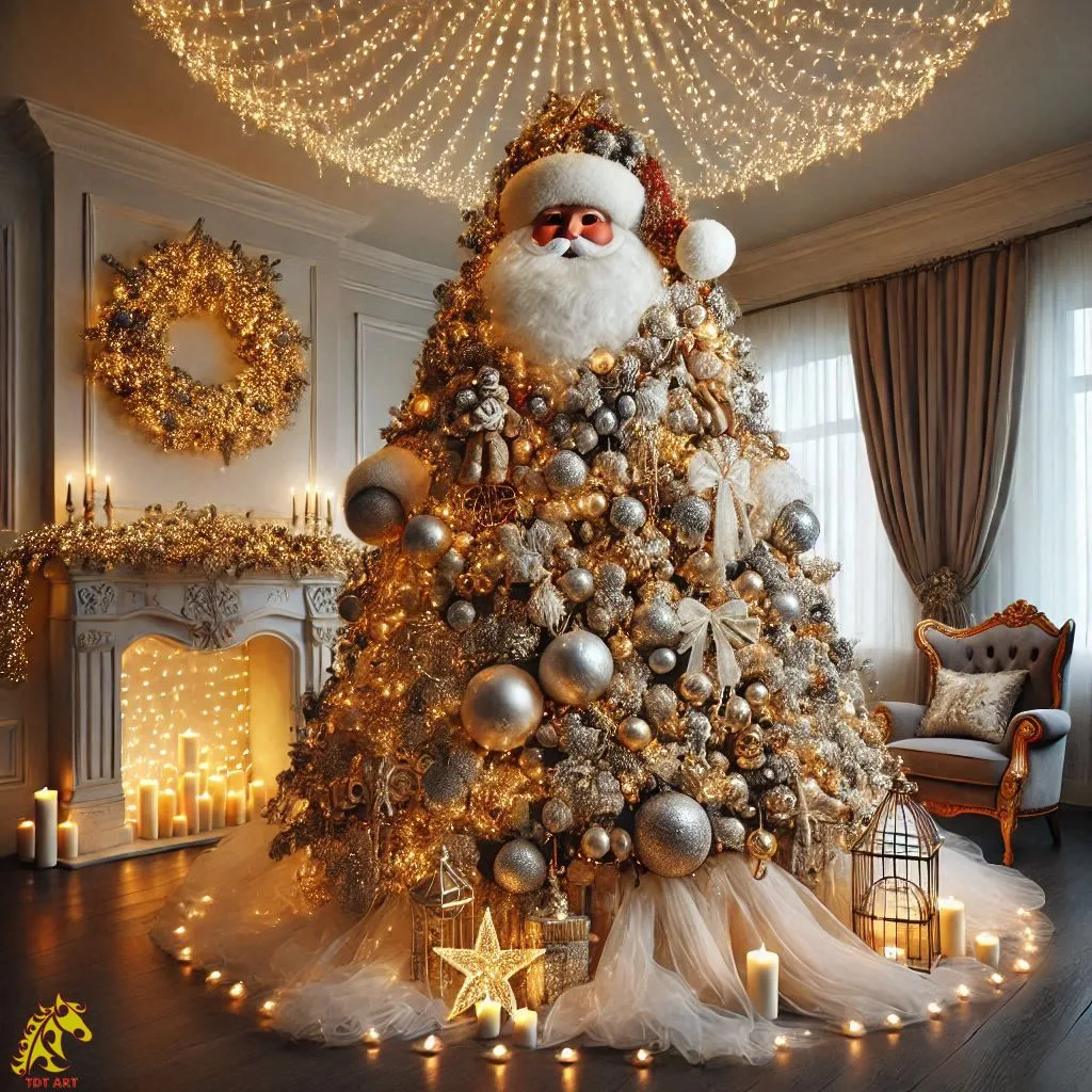 Santa Christmas Tree Design: A Festive Marvel to Celebrate the Holidays