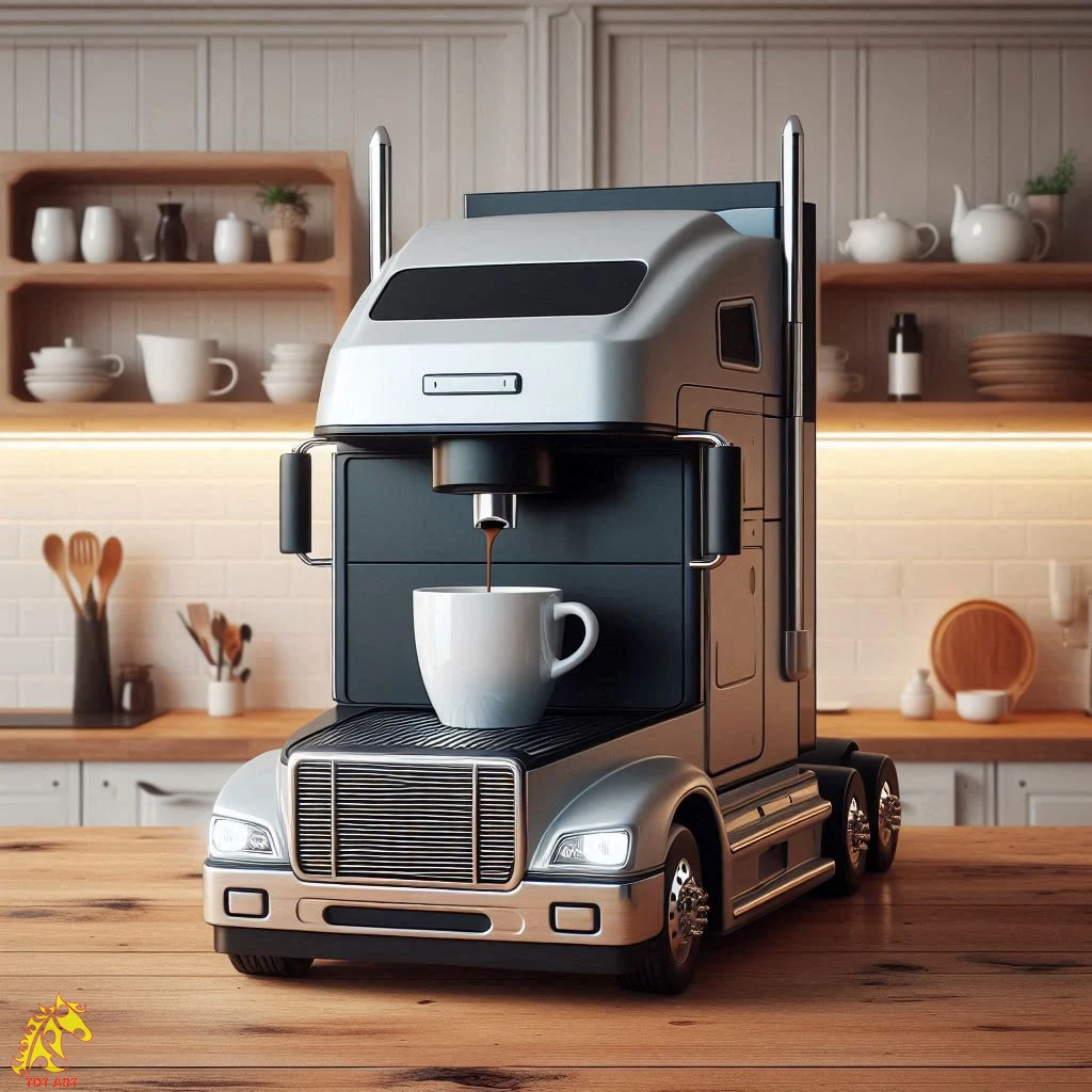 Semi-Truck Coffee Maker Design: Enhance Your On-the-Road Brew! 